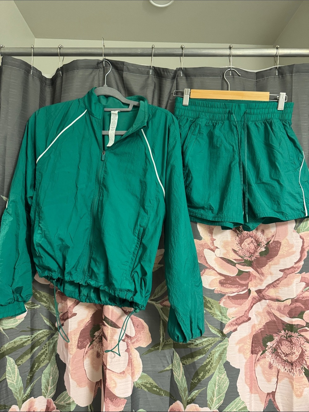 lululemon athletica Teal Green Athletic Shorts Set